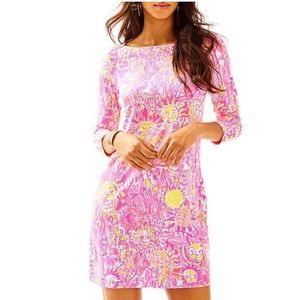 Lilly Pulitzer UPF 50+ Sophie Dress in Pink Pout More Kinis in the Keys